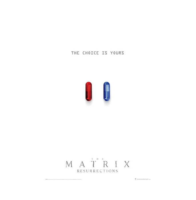 The Matrix Resurrections The Choice Is Yours Maxi Poster - www.entertainmentstore.in