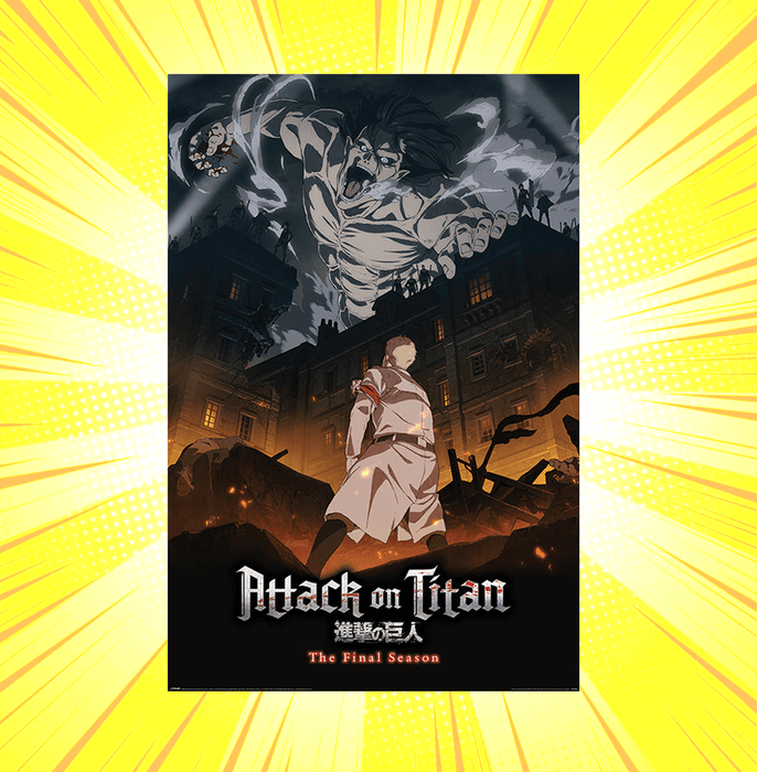 Attack On Titan S4 Eren Onslaught Maxi Poster - www.entertainmentstore.in