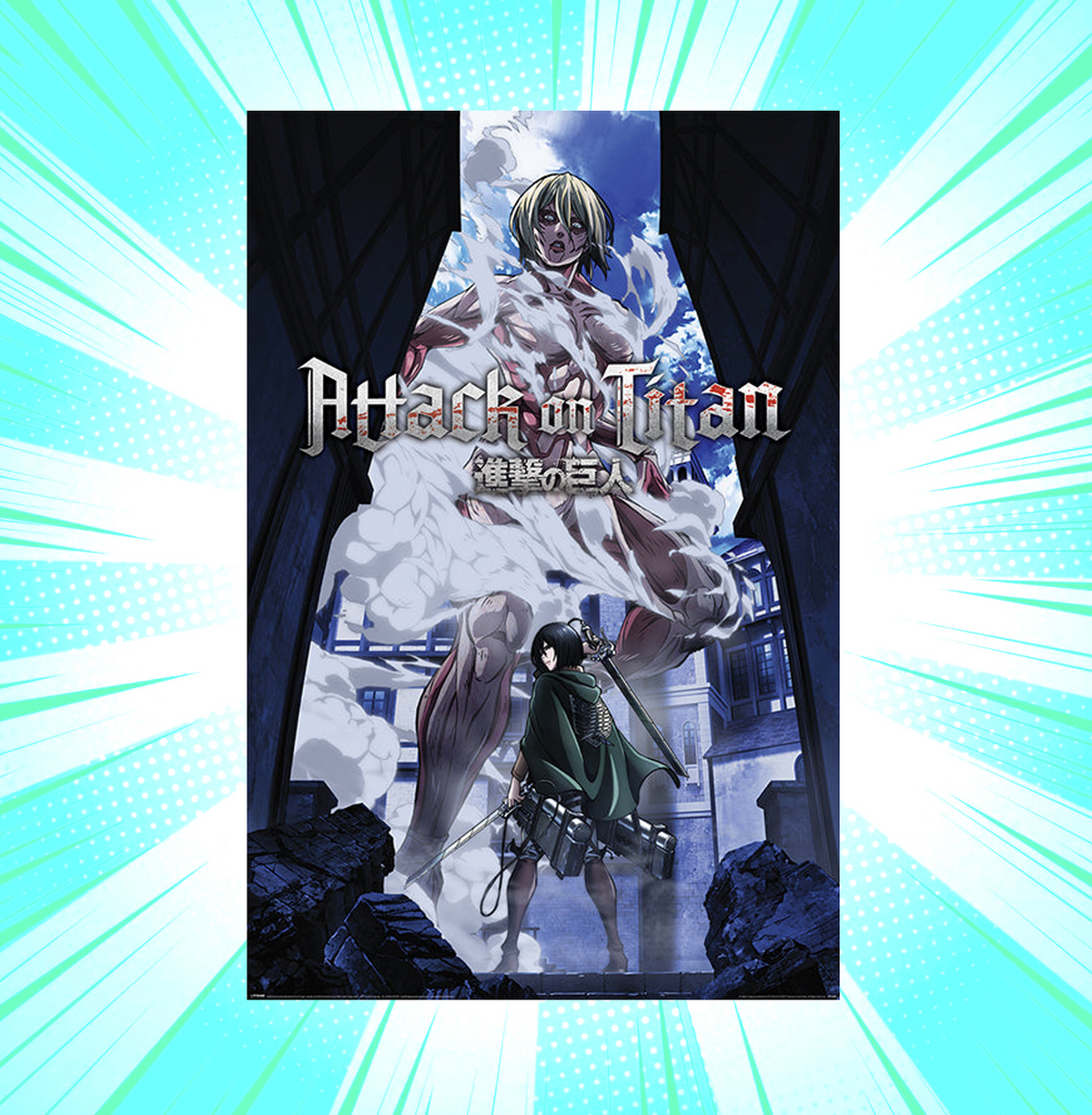 Attack On Titan S3 Female Titan Approaches Maxi Poster - www.entertainmentstore.in
