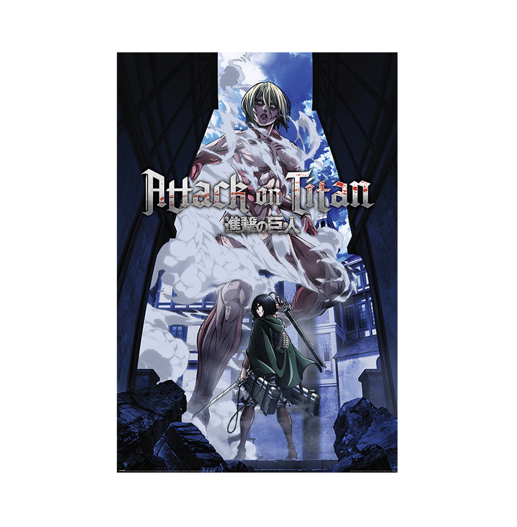 Attack On Titan S3 Female Titan Approaches Maxi Poster - www.entertainmentstore.in