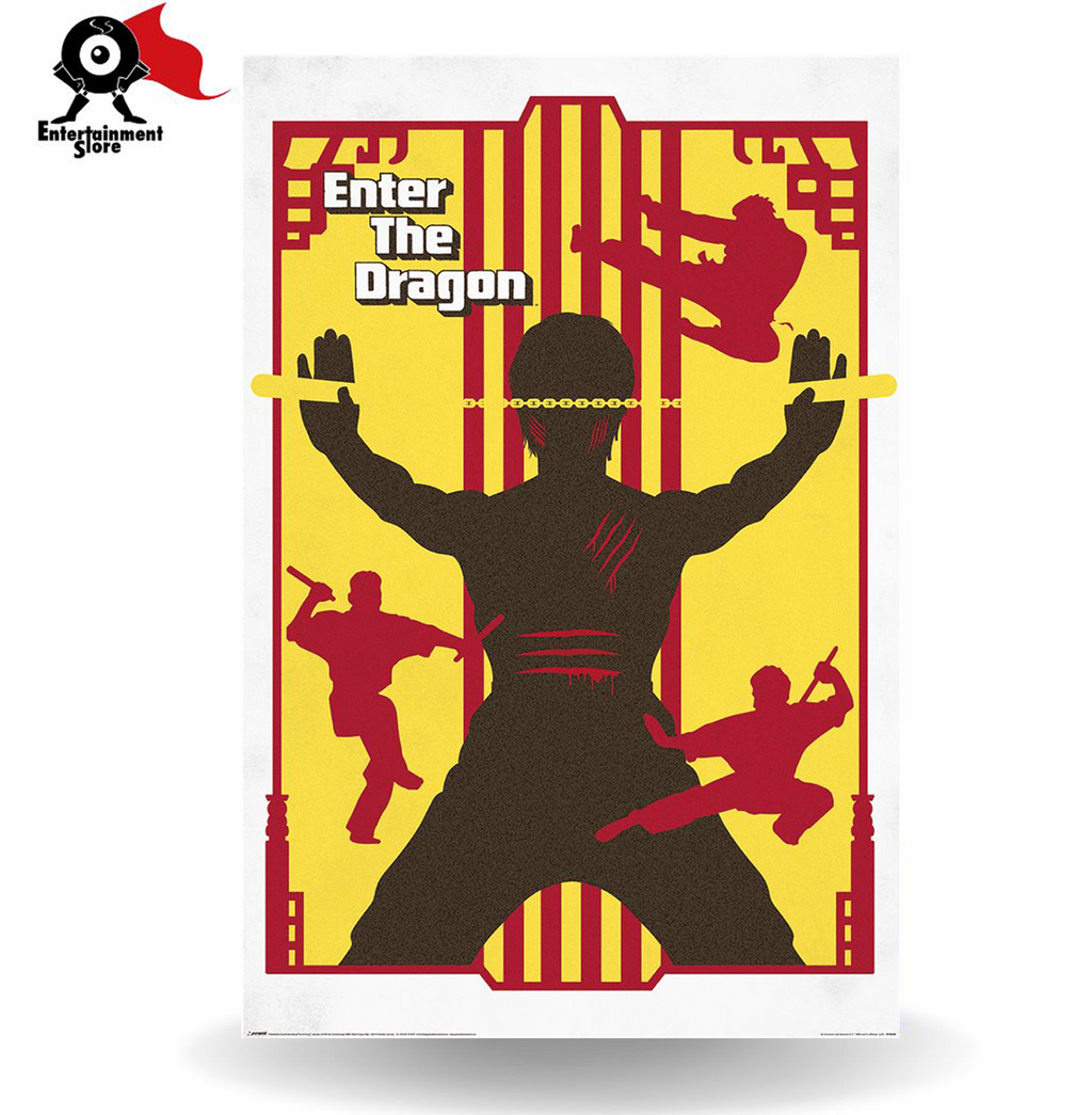 Wb100 Art Of The 100th Enter The Dragon Maxi Poster