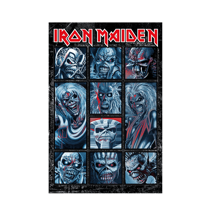 Iron Maiden Ten Eddies Maxi Poster - www.entertainmentstore.in