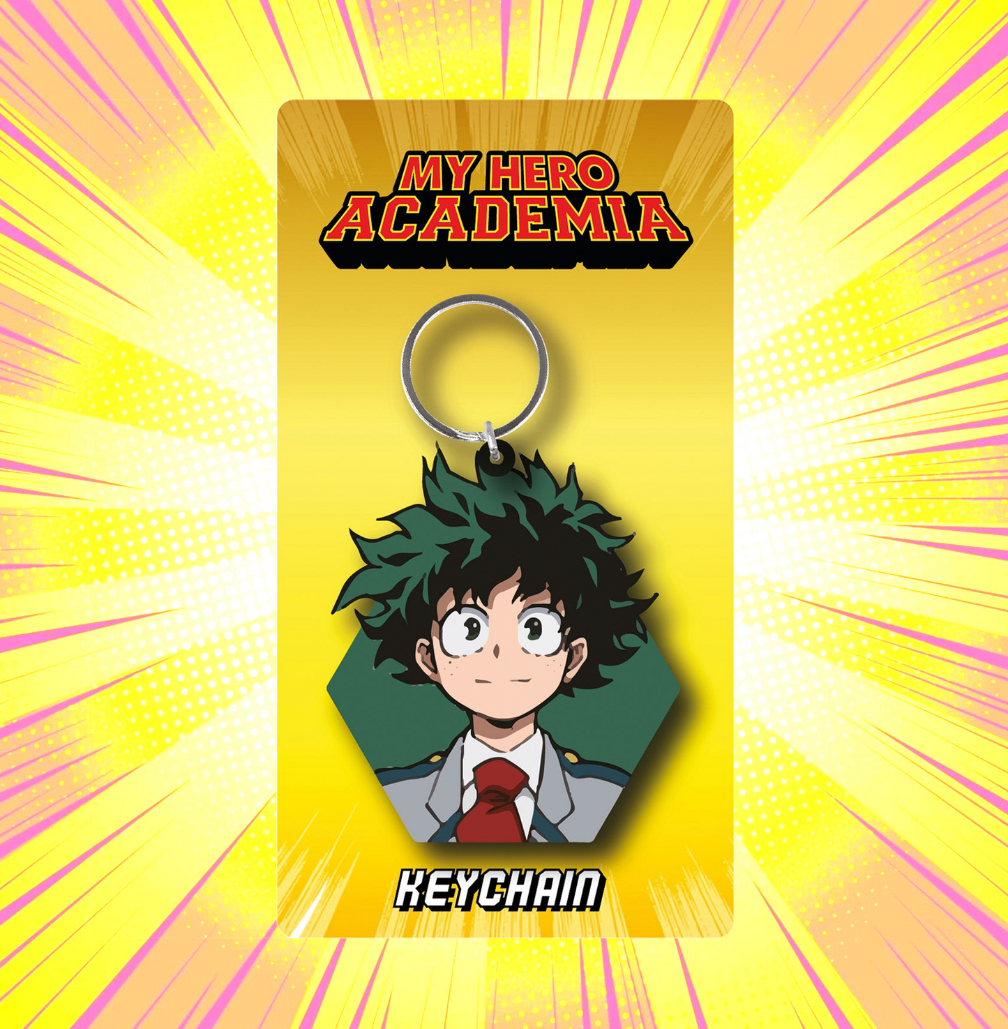 My Hero Academia Deku Pvc Keychain - www.entertainmentstore.in