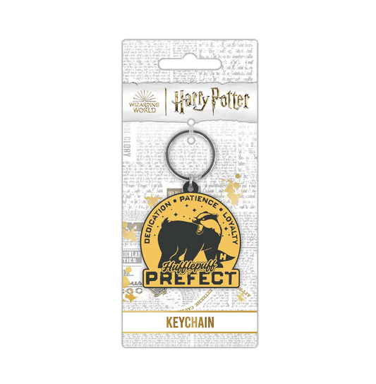 Harry Potter Clubhouse- Hufflepuff Pvc Keychain - www.entertainmentstore.in