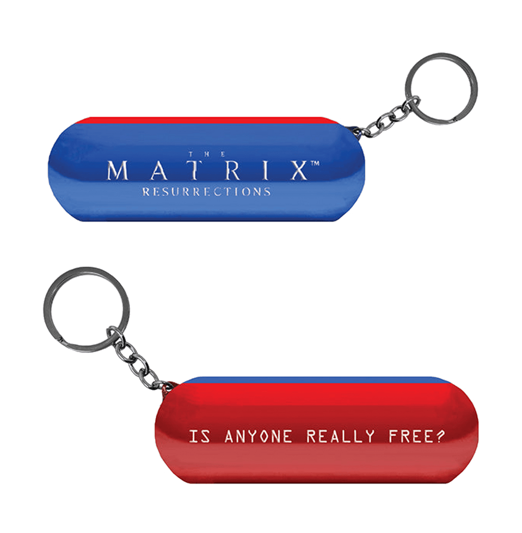 The Matrix Red And Blue Pill 3d Keychain - www.entertainmentstore.in