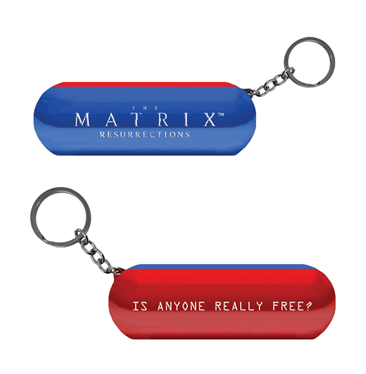 The Matrix Red And Blue Pill 3d Keychain - www.entertainmentstore.in