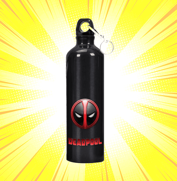Minimalistic Deadpool Sipper Bottle - www.entertainmentstore.in