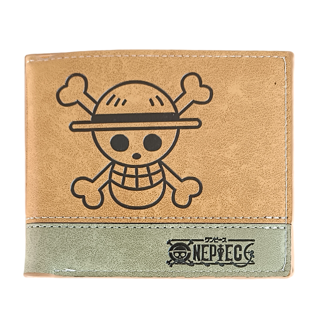 One Piece Skull Print Wallet