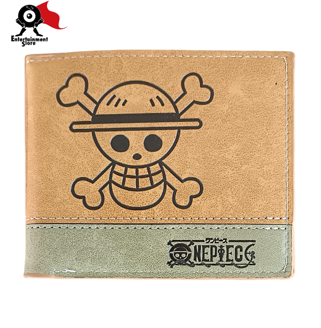 One Piece Skull Print Wallet