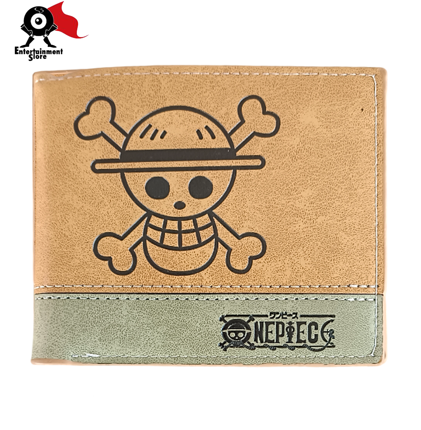 One Piece Skull Print Wallet