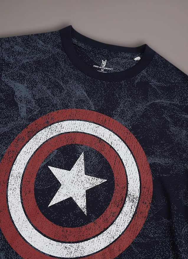 Captain America 7409 Sky Captain Navy T Shirt