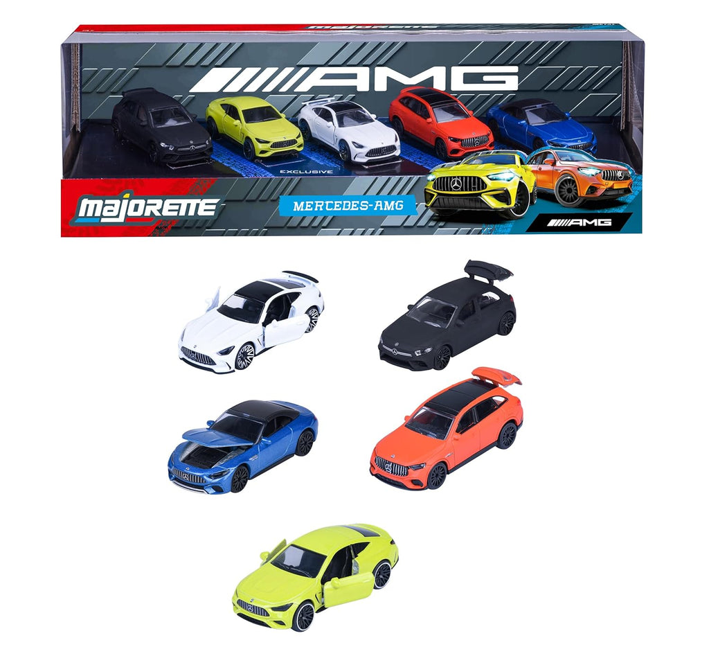 Majorette Mercedes-AMG 5-Piece Die-Cast Car Set