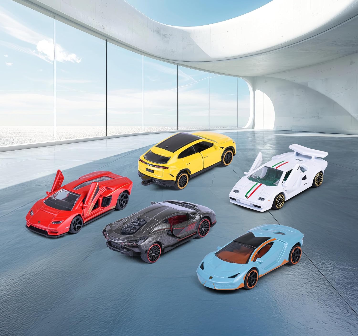 Majorette Lamborghini 5-Pack Diecast Cars