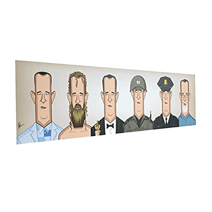 Evolution Of Tom Hanks A4 Graphicurry - www.entertainmentstore.in