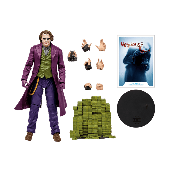 Joker The Dark Knight Trilogy 7 action Figure Bane Series Action Figure - www.entertainmentstore.in