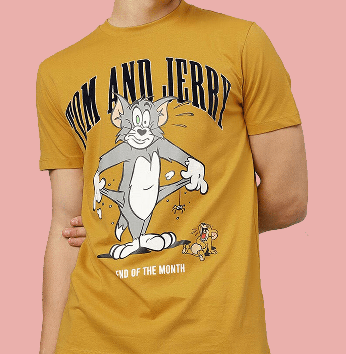 Tom And Jerry 2593 Mineral Yellow T Shirt