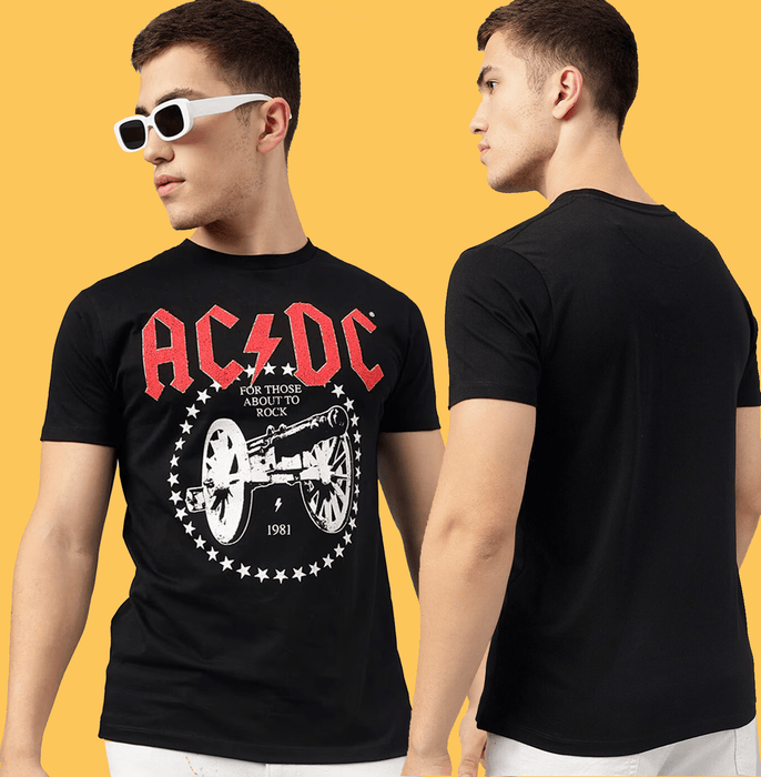 Acdc t shirt india best sale