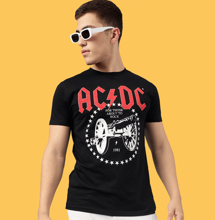 AC DC 0729 Black T Shirt