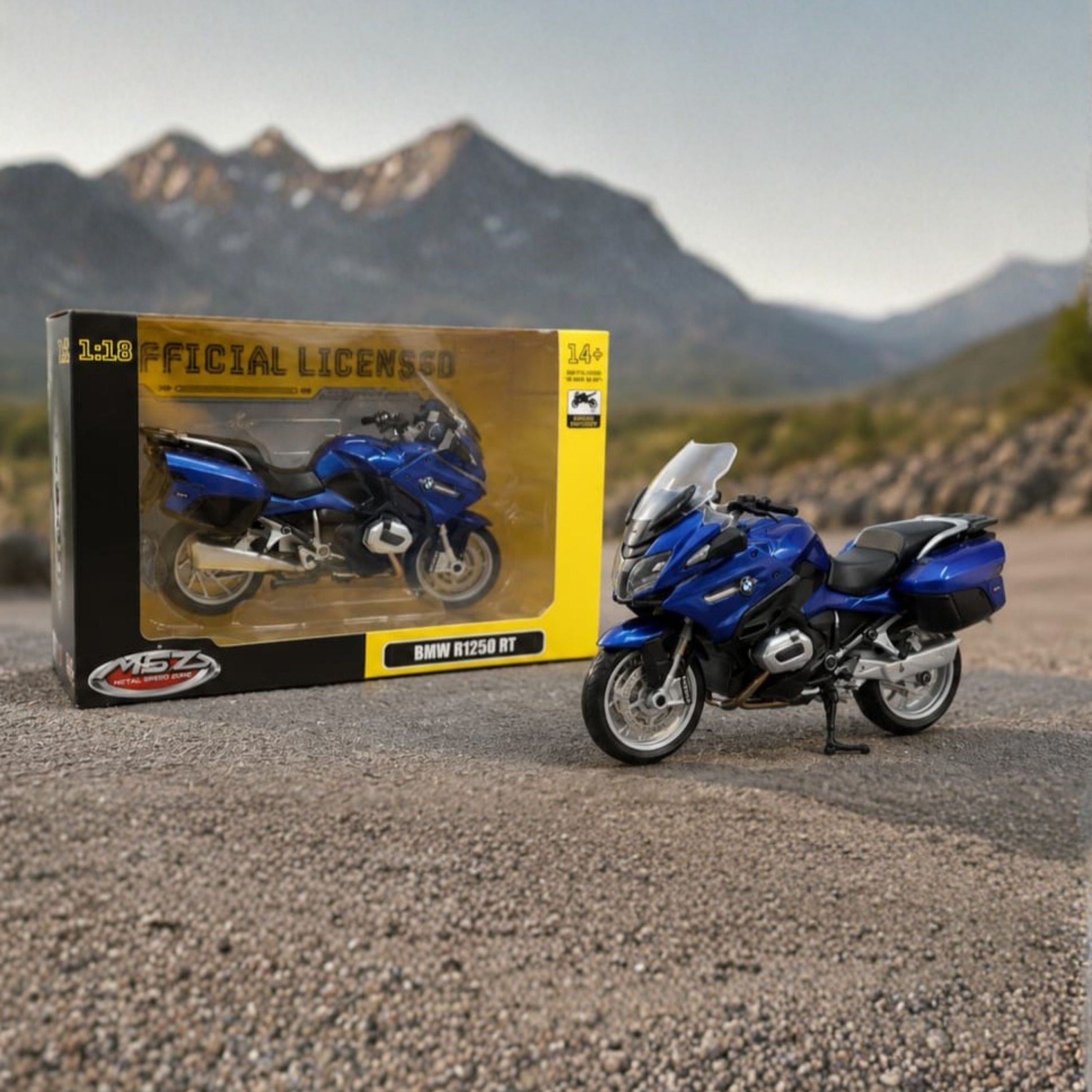 MSZ BMW R1250 RT Motorcycle Model Diecast Model ( Scale 1:12)