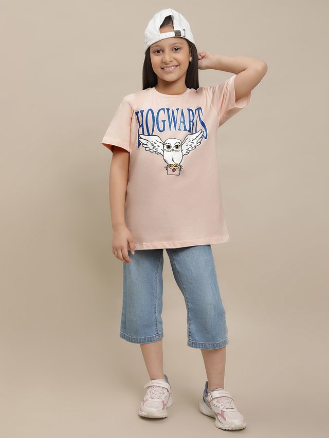 HARRY POTTER PASTEL PEACH KIDS GIRLS T Shirt