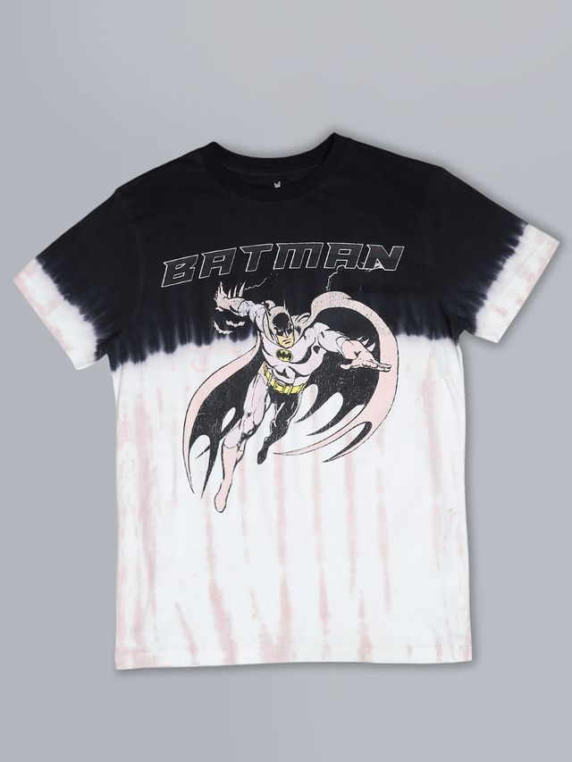 Batman BlackOff White T Shirt