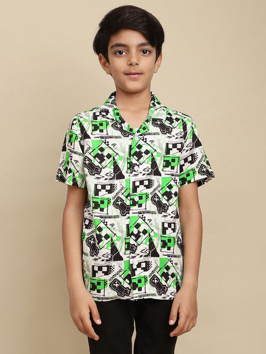 Minecraft Multi Kids Boys Shirt