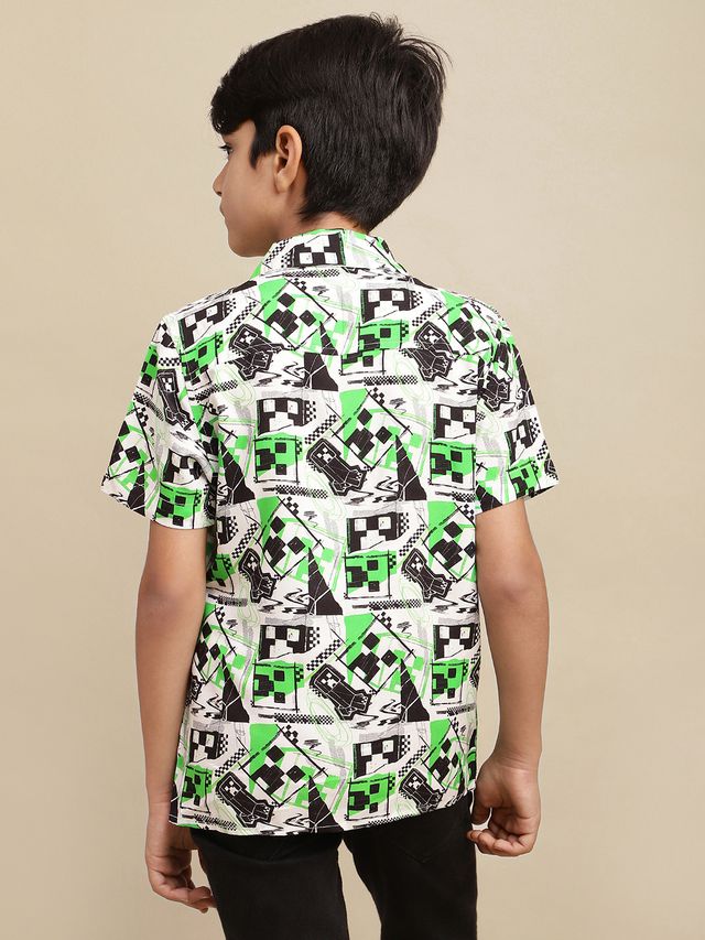 Minecraft Multi Kids Boys Shirt