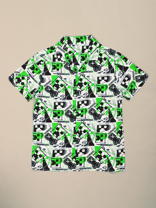 Minecraft Multi Kids Boys Shirt