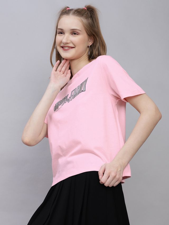 Spy X Family Orchid Pink Relaxed- Women T Shirt