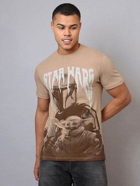 Star Wars Taupe Regular Fit T-Shirt