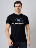 Superman Movie Black Loose Fit T Shirt