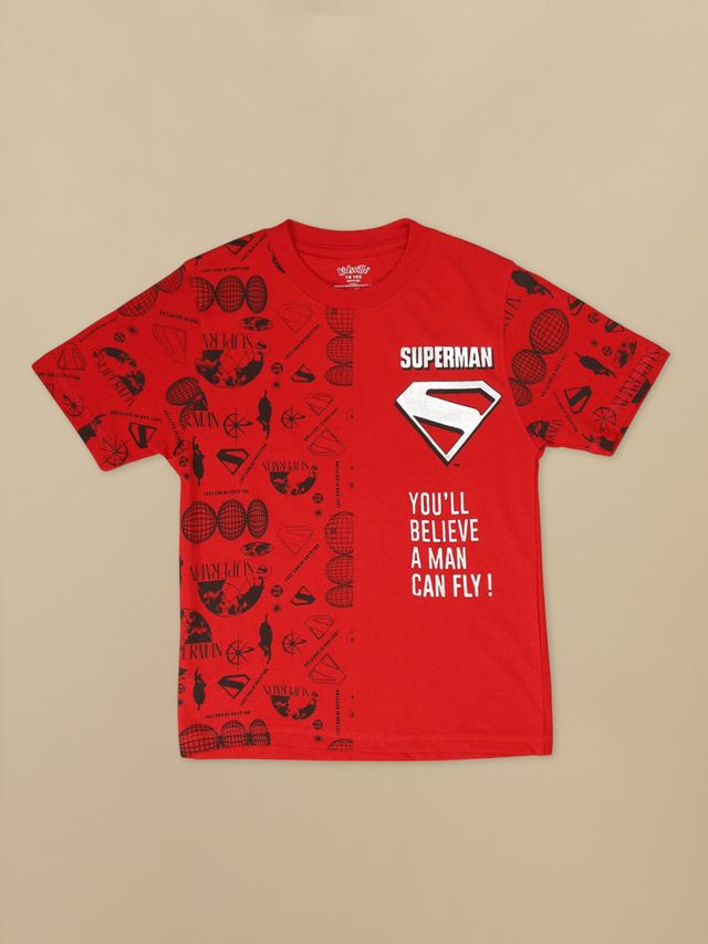 Superman Tomato Red T shirt