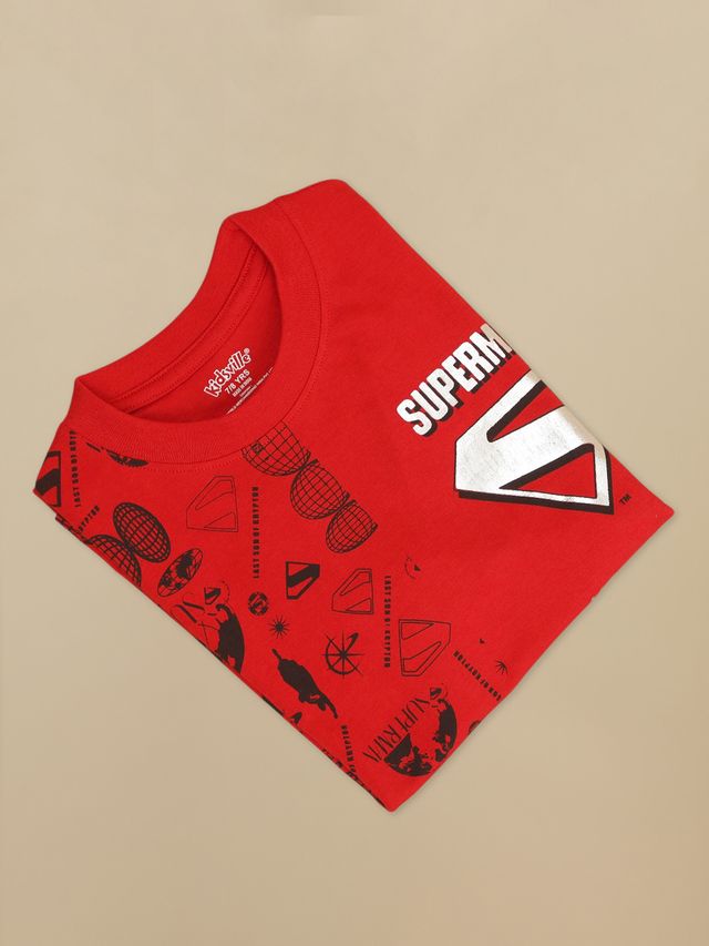 Superman Tomato Red T shirt