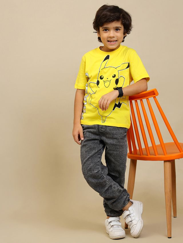 Pokemon Pollen Yellow Kids T Shirt