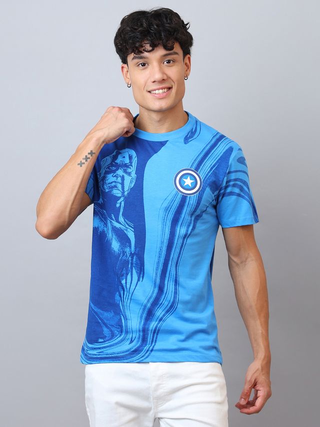 CAPTAIN AMERICA Regular Fit TSHIRT