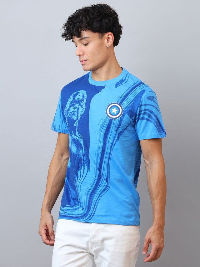 CAPTAIN AMERICA Regular Fit TSHIRT