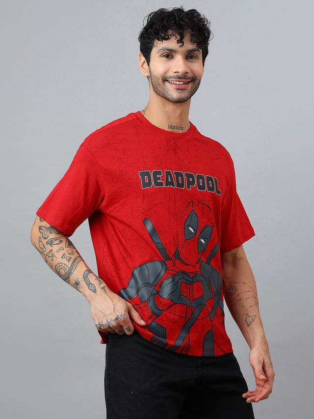 Deadpool Tomato Red T Shirt