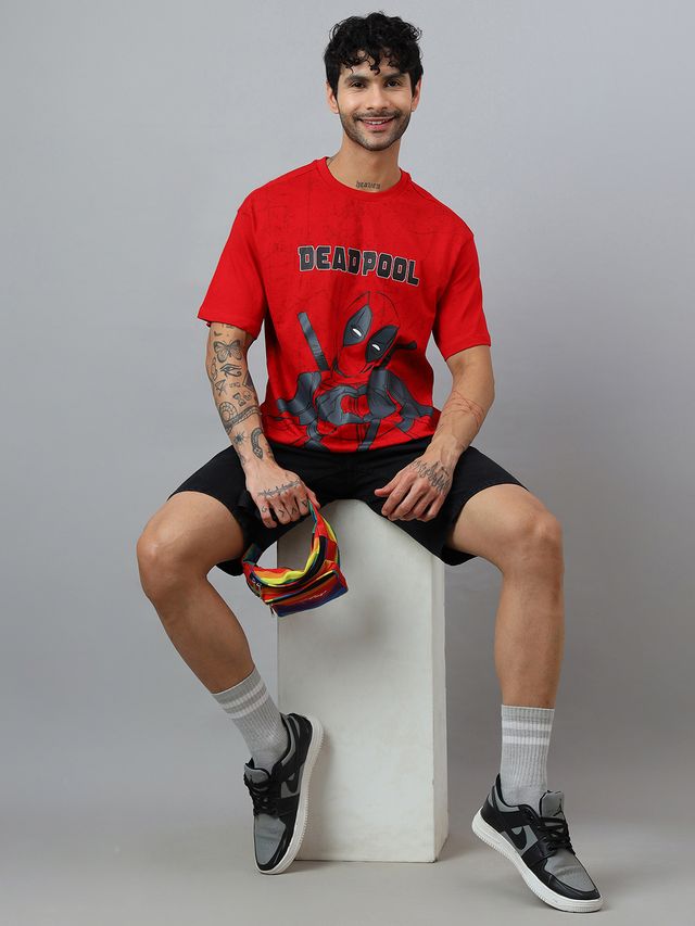 Deadpool Tomato Red T Shirt