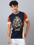 Harry Potter Sky Captain Navy Gold Brown irish Cream T Shirt