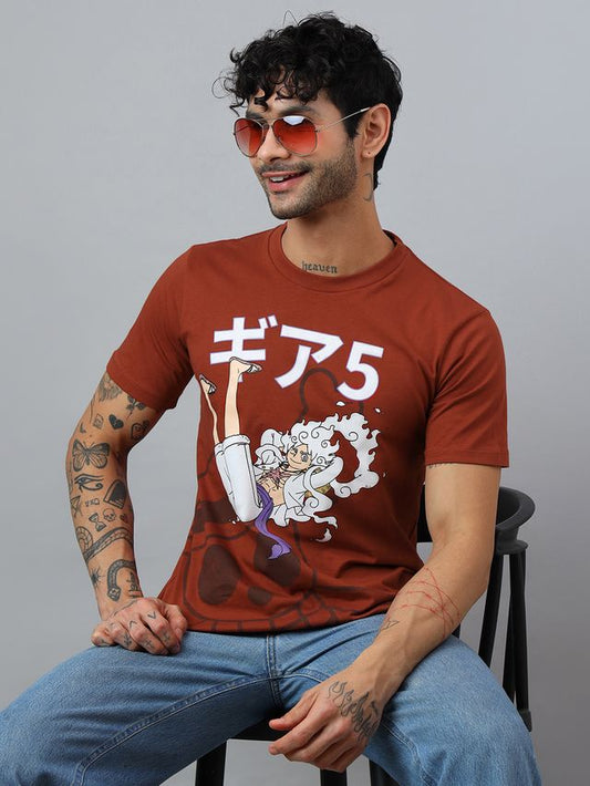 One Piece Intense Rust T Shirt