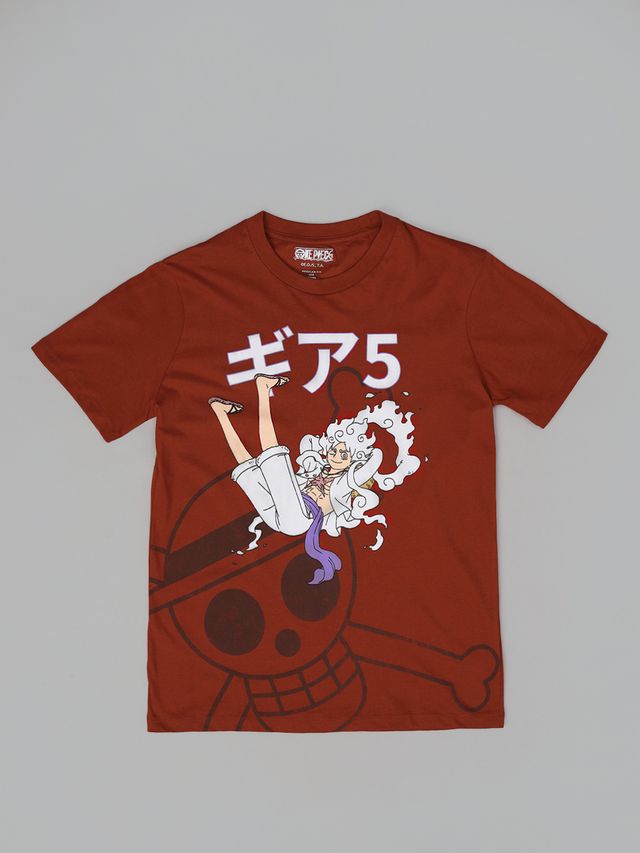 One Piece Intense Rust T Shirt