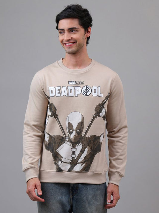 Deadpool Beige Sweatshirt