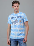 TOM & JERRY BLUE - WHITE T SHIRT