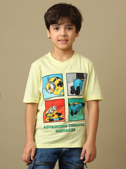 Minions Wax Yellow Kids T Shirt