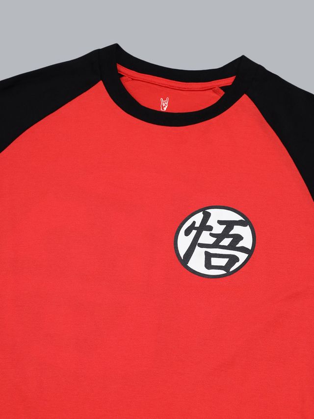 Dragon Ball Z Lava Red - Black T Shirt