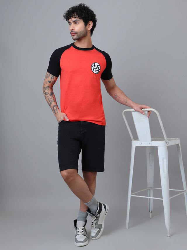 Dragon Ball Z Lava Red - Black T Shirt