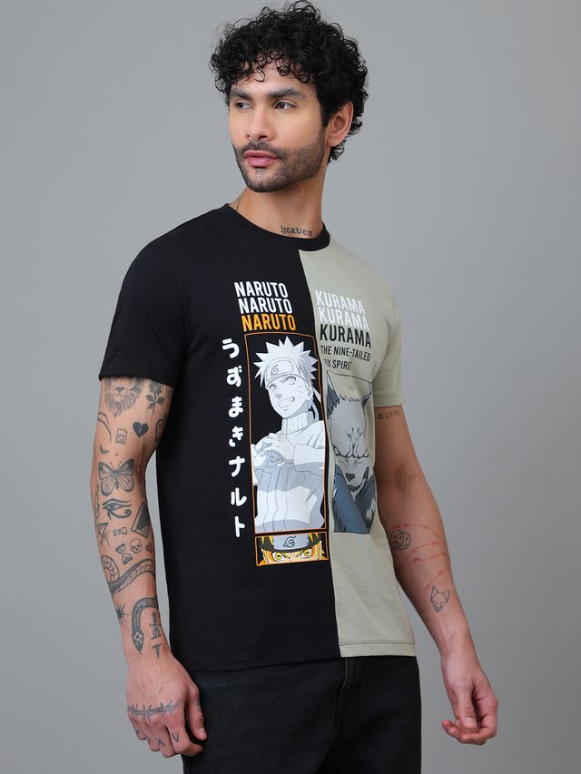 Naruto Shippuden Black Abby Stone T shirt