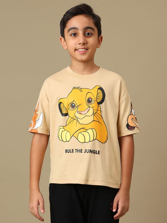 Lion King Irish Creame Kids T Shirts