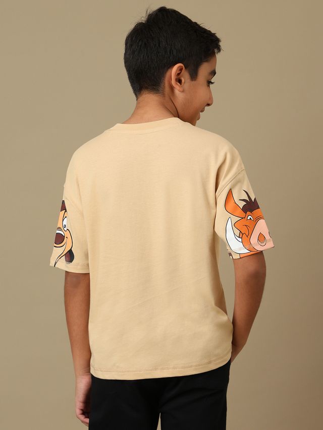 Lion King Irish Creame Kids T Shirts