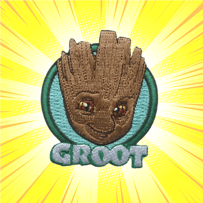 Groot Face Iron Patch - www.entertainmentstore.in